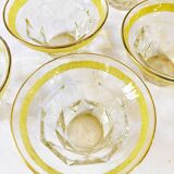Set of 5 glass dessert cups