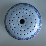 Old ceramic drainer blue décor