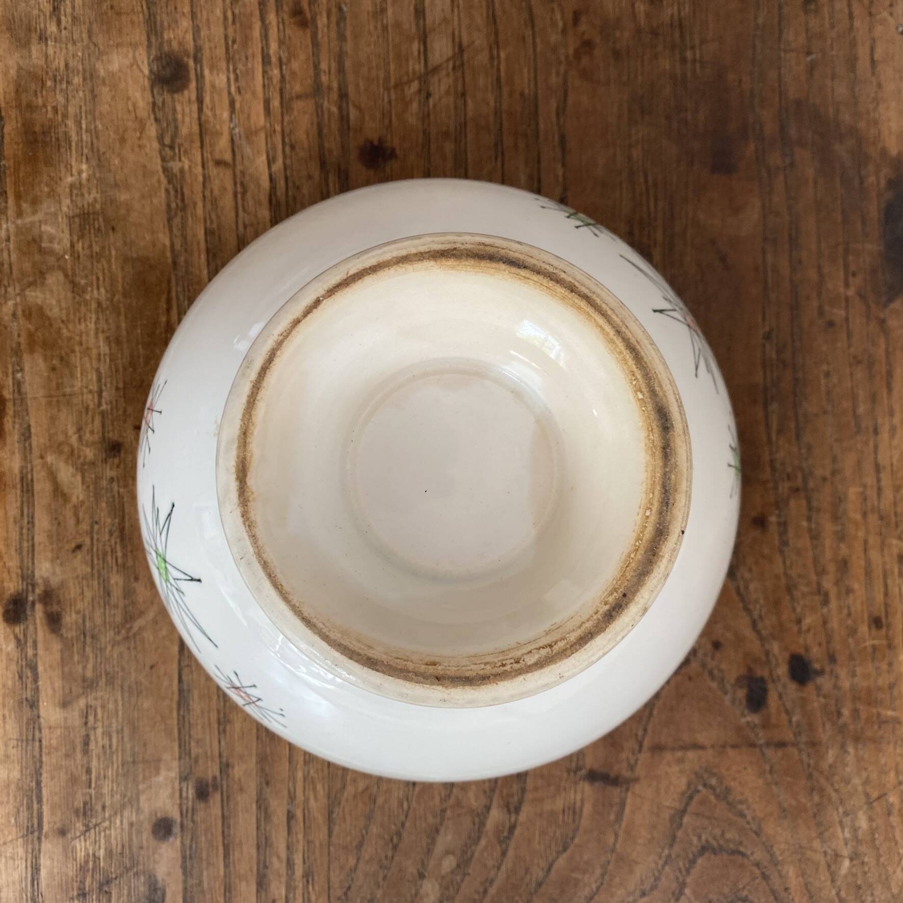 Extra large bowls Gien from the 1950s