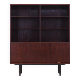 Mahogany bookcase, Danish design, 1970s, manufacturer: Omann Jun
