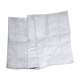 Drap ancien brodé en coton/lin monogrammé BL