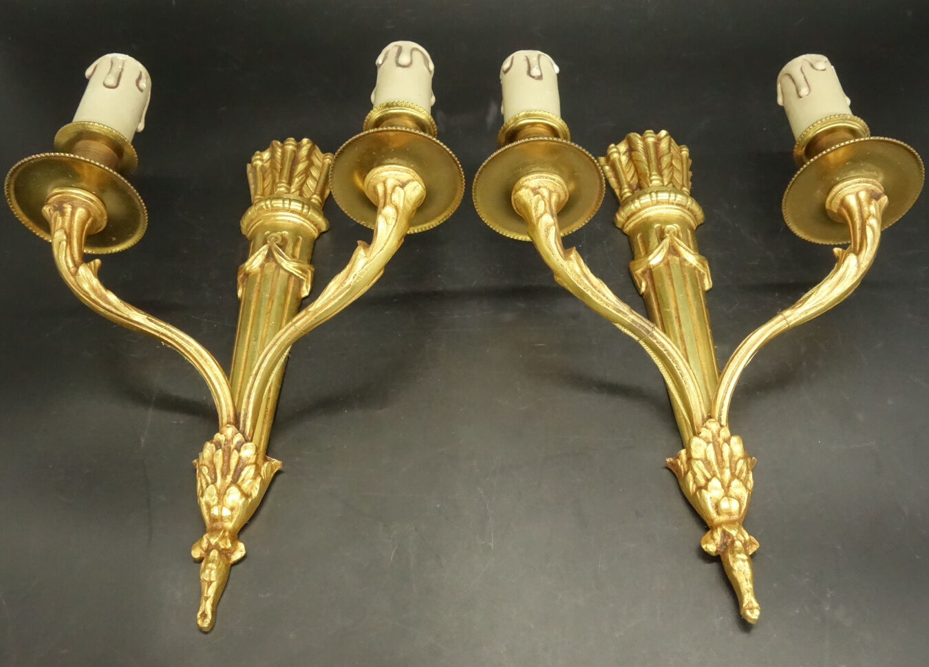 Pair of Louis XVI style sconces