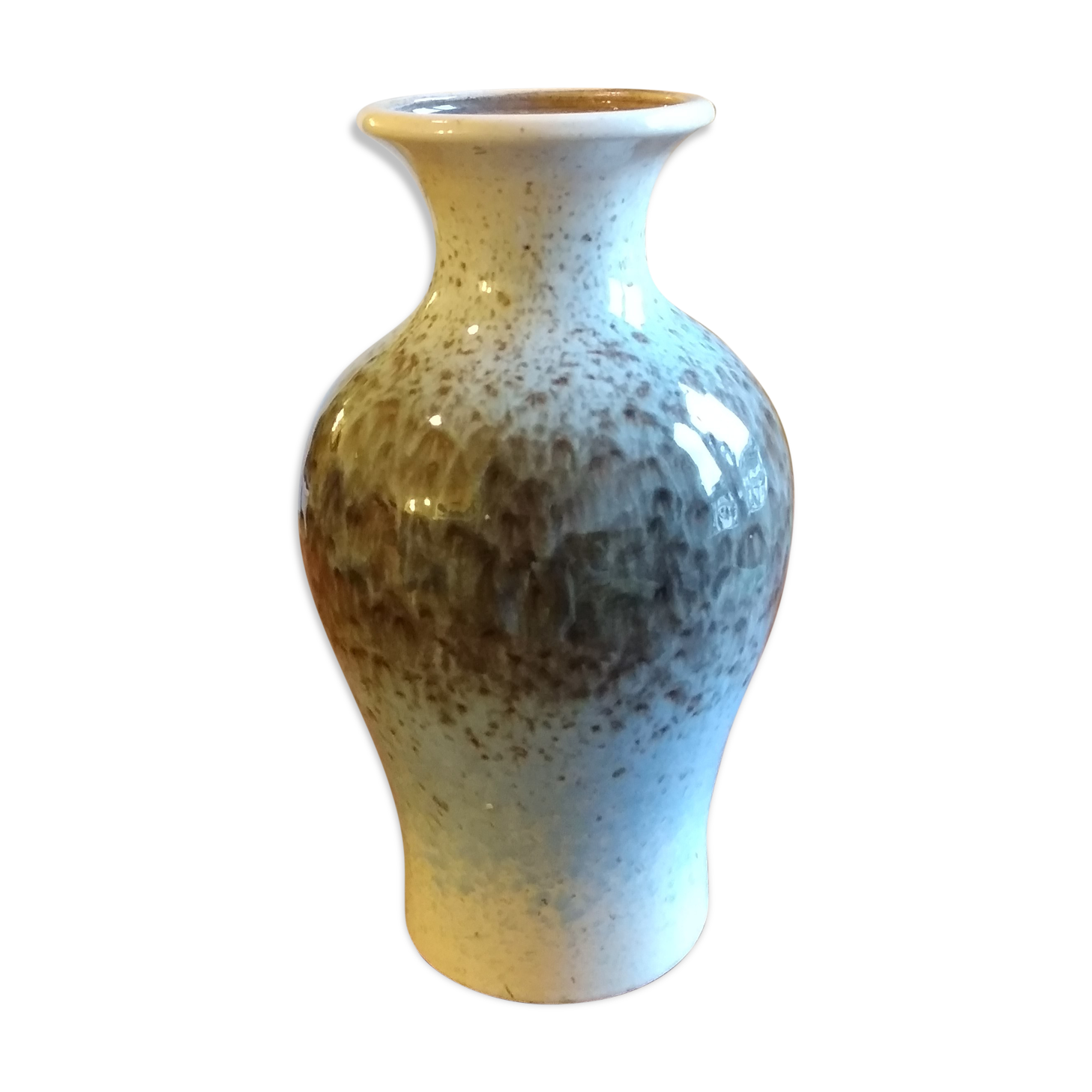 1970s West German Ceramic Vase by Scheurich