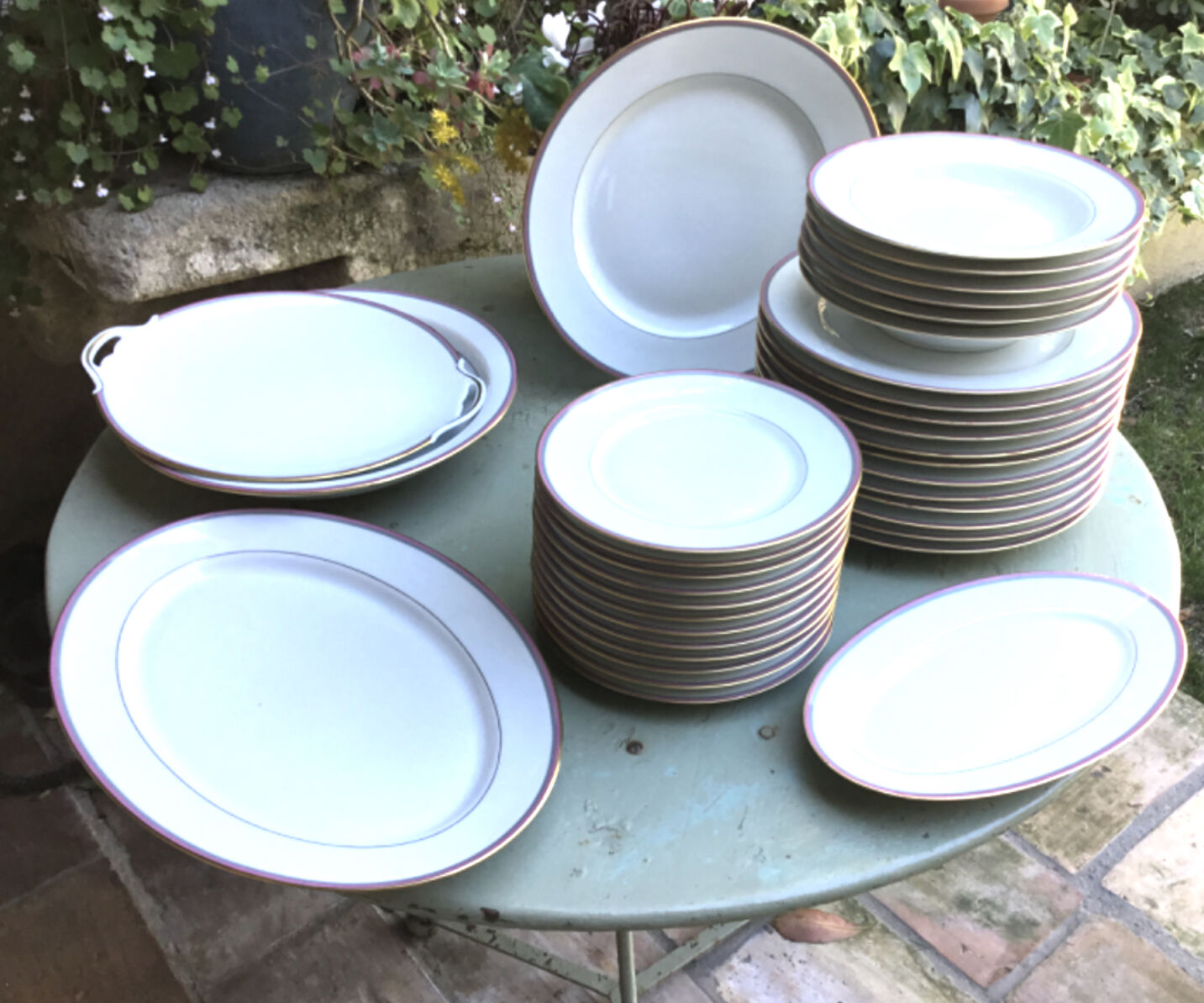 Service de table en porcelaine de limoges, Jammet Seignolles