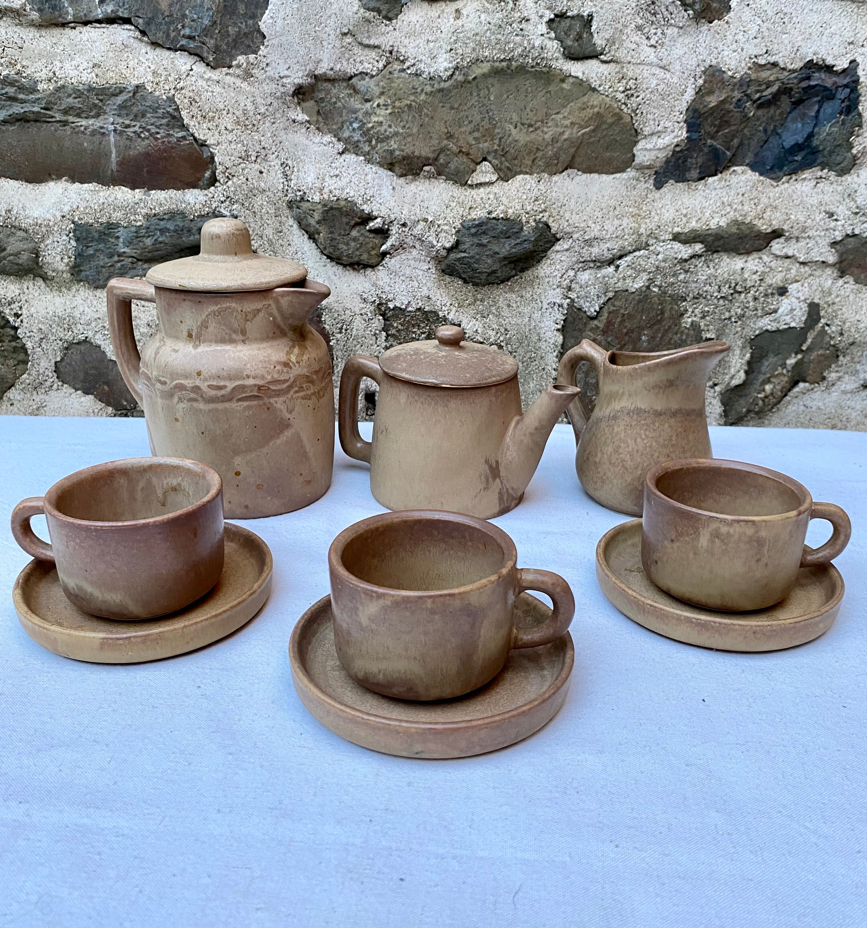 Service à café/thé en grès