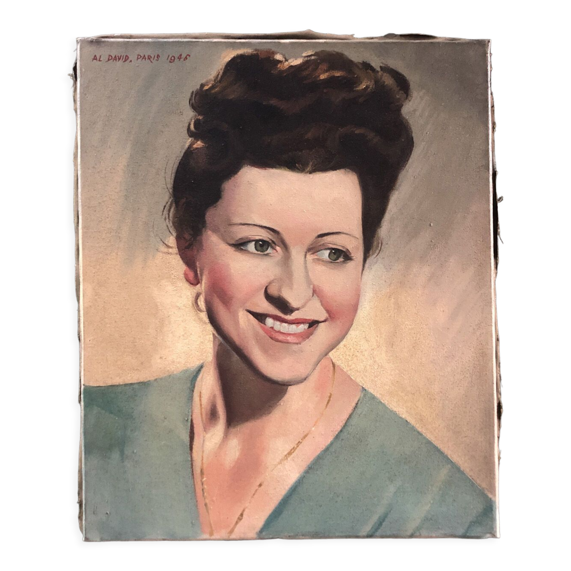 Painting "The young woman of 1946"