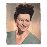 Painting "The young woman of 1946"