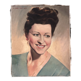 Painting "The young woman of 1946"