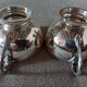 2 tasses anciennes en argent massif