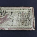 Gustave Reynaud, le Mûrier, Vallauris,  rectangular dish with rooster decoration