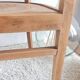 Pair of chairs in the style of antique armchairs circa 1940 - engraved seat.