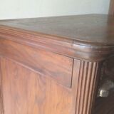 Double curtain binder of solid oak notary 1930