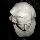 Bust limoges XlX century-signed