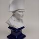Bust in biscuit and porcelain of Napoleon 1st. mnp, limoges