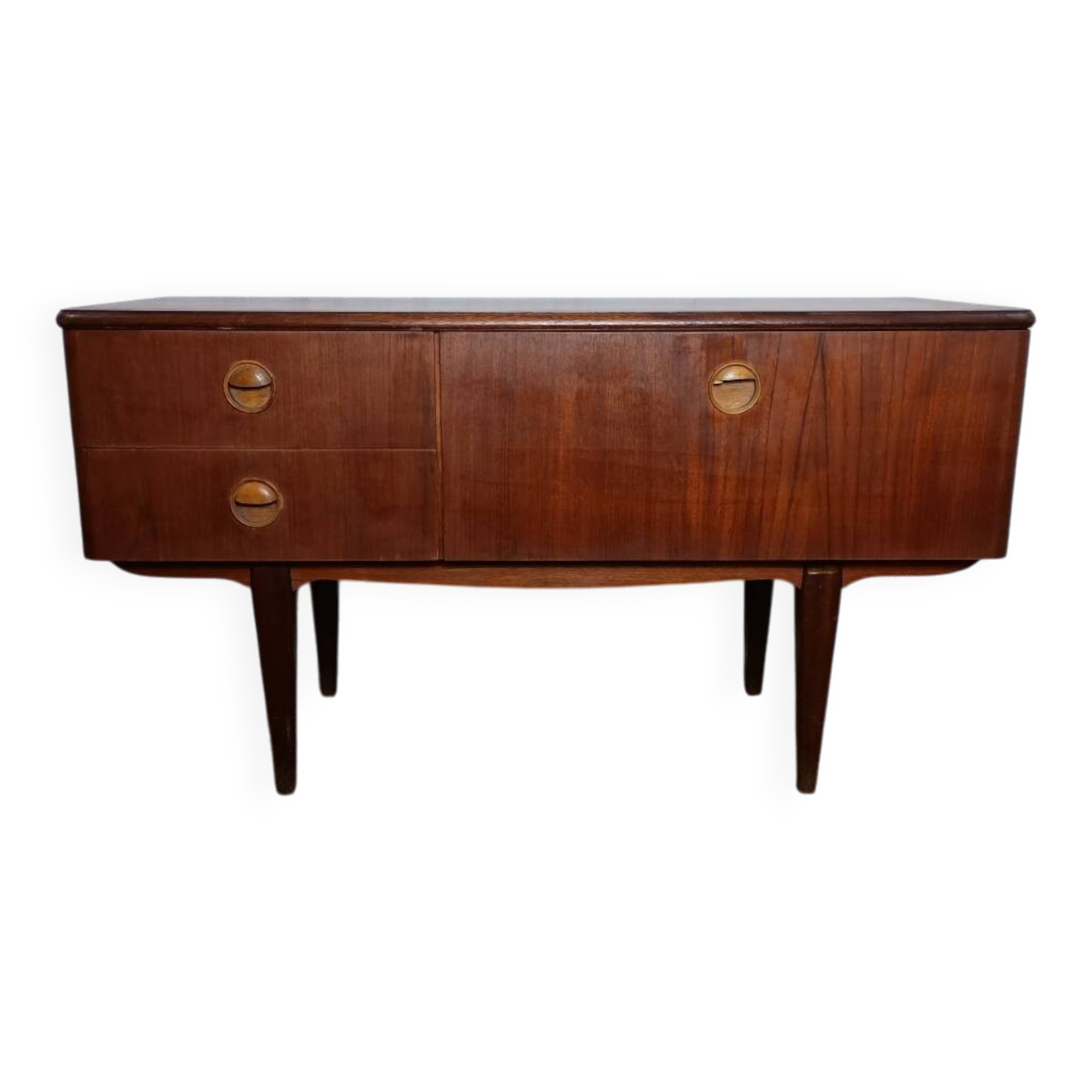 Low cabinet or small sideboard in mahogany from the 1960s.