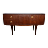 Meuble bas, petite enfilade en acajou, années 60