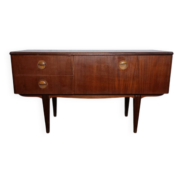 Meuble bas, petite enfilade en acajou, années 60