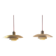 PH4/3 pendant lights by Poul Henningsen for Louis Poulsen, 1990s (2)