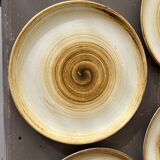 Set of 4 flat plates signed Longchamp