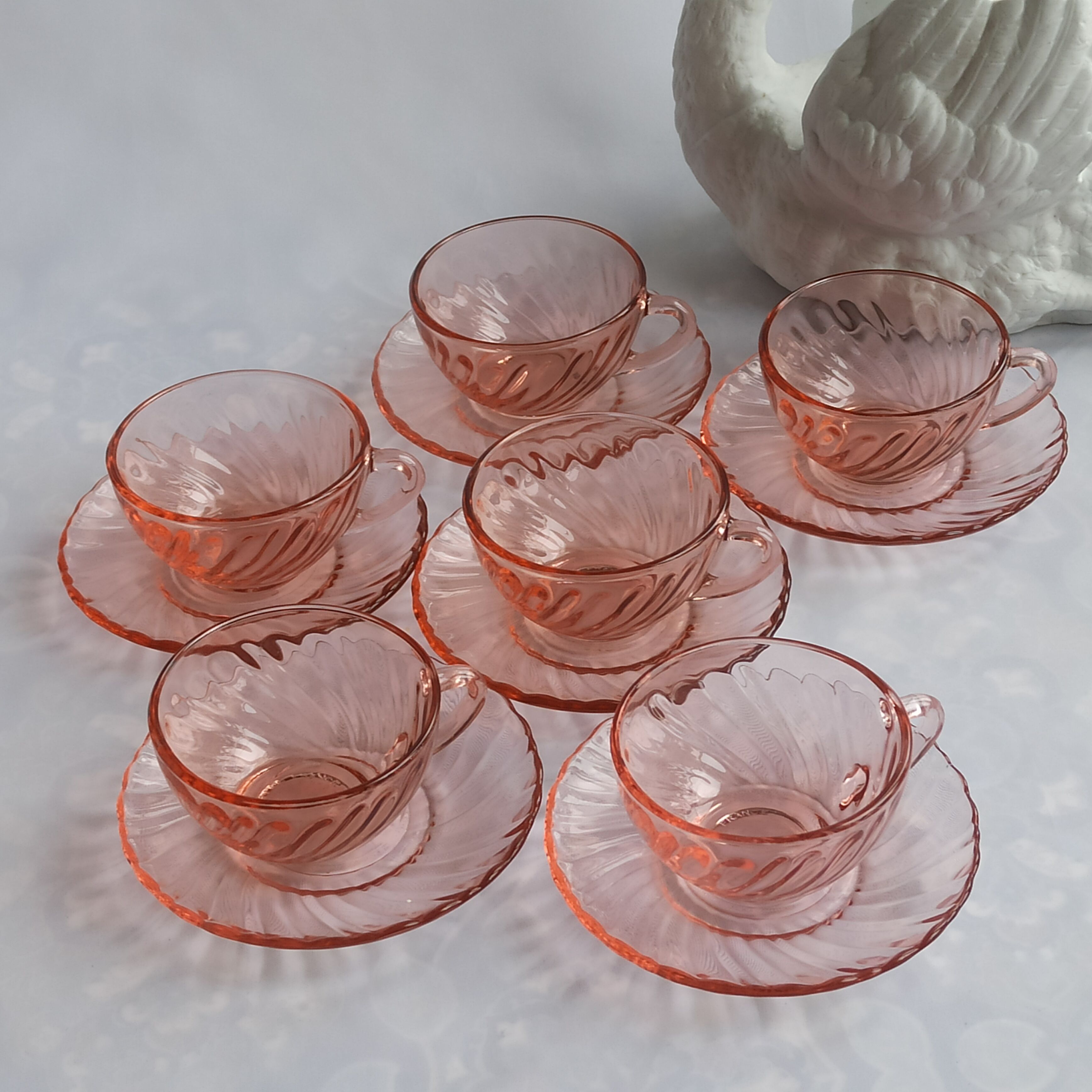 Rosaline Arcoroc coffee cups