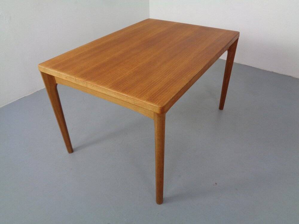 Extendable Teak Dining Table by Henning Kjærnulf for Velje Møbelfabrik, 1960s