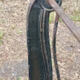 Bench, cast iron daybed, late 19th - early 20th century