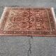 Persian rug in burgundy wool 110x170