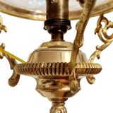 Neo-Louis XV style chandelier - Brass and blown glass