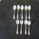Set of nine spoons