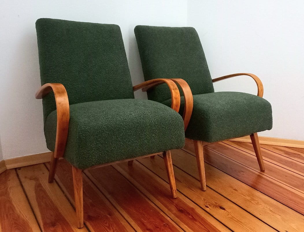 Armchairs by Jaroslav Šmidek for TON, Czechoslovakia, 1960s, Set of 2
