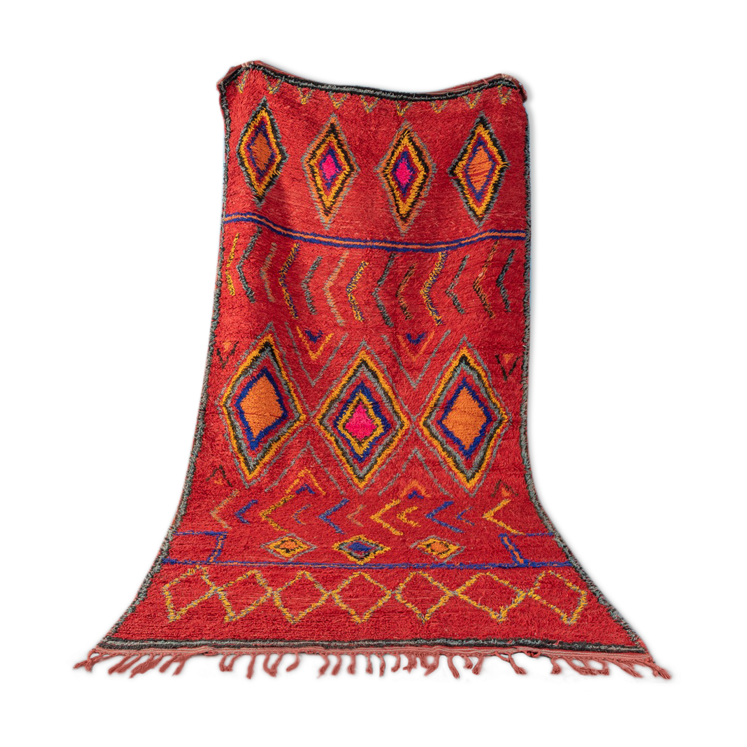 vintage boujad, berber rug, 115 x 315