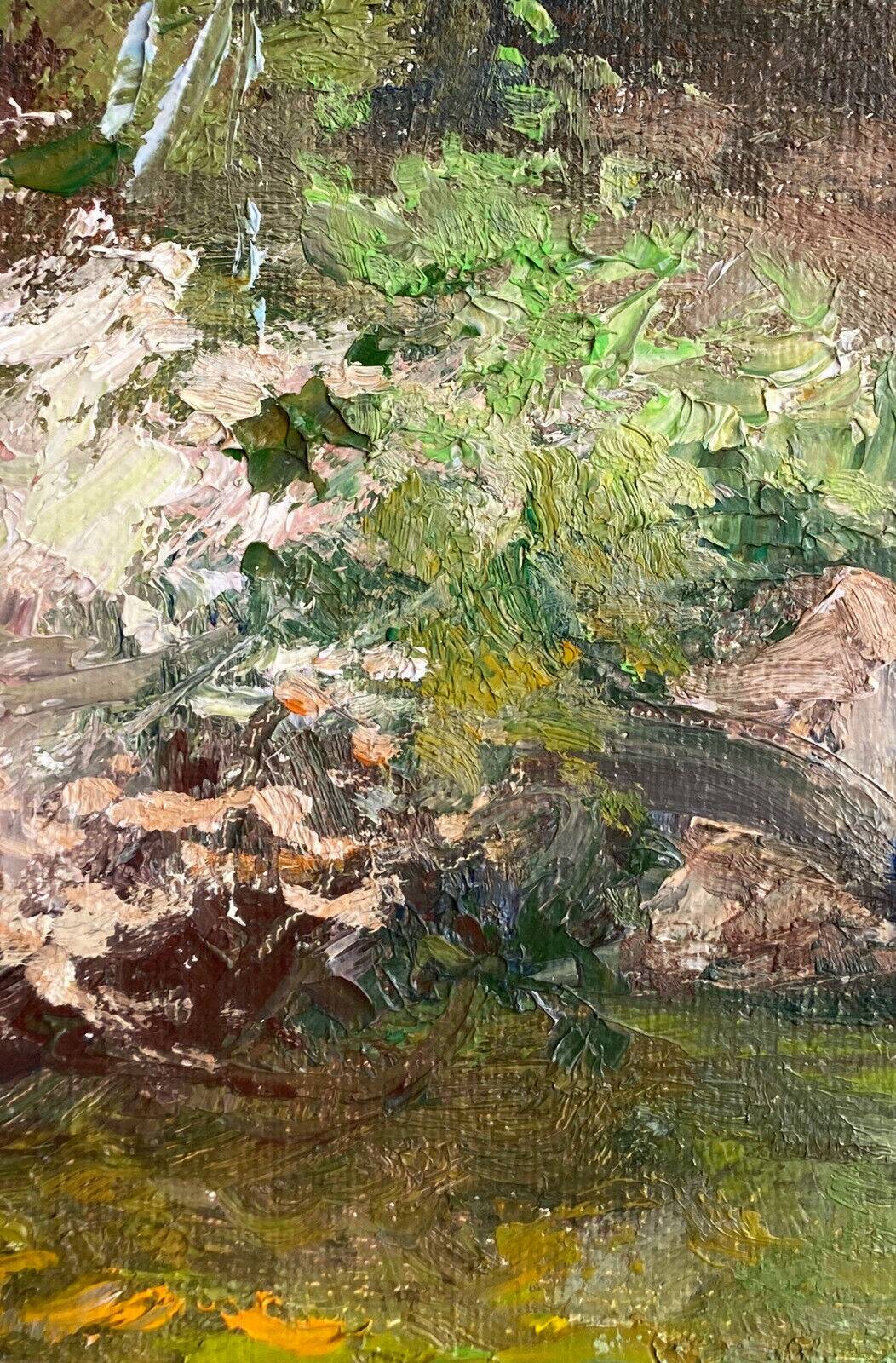 Pendant of hst paintings "landscape" by anna miszalska-gąsienica (1962)