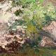 Pendant of hst paintings "landscape" by anna miszalska-gąsienica (1962)
