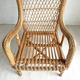 60's vintage rattan chair