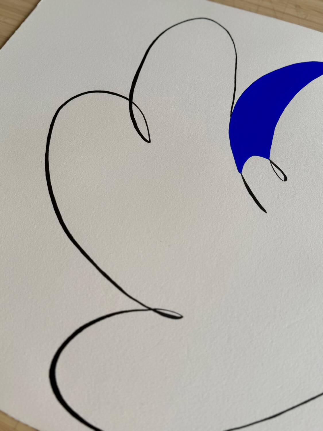 Blue Sun 03 - 40 x 50 cm - Atelier Agapé