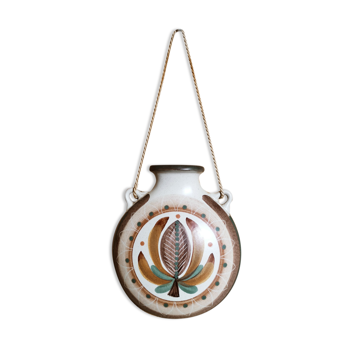Ethnic ceramic wall vase