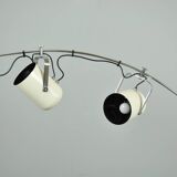 Vintage white Sorrento floorlamp by Copini & Posthuma for Gepo, Netherlands 1970s