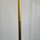 Lampadaire vintage en métal doré – Coupe opaline – Style néoclassique années 70/80