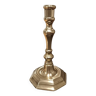 Old gilded bronze candlestick
