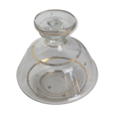 Carafe en verre avec  étoiles dorées