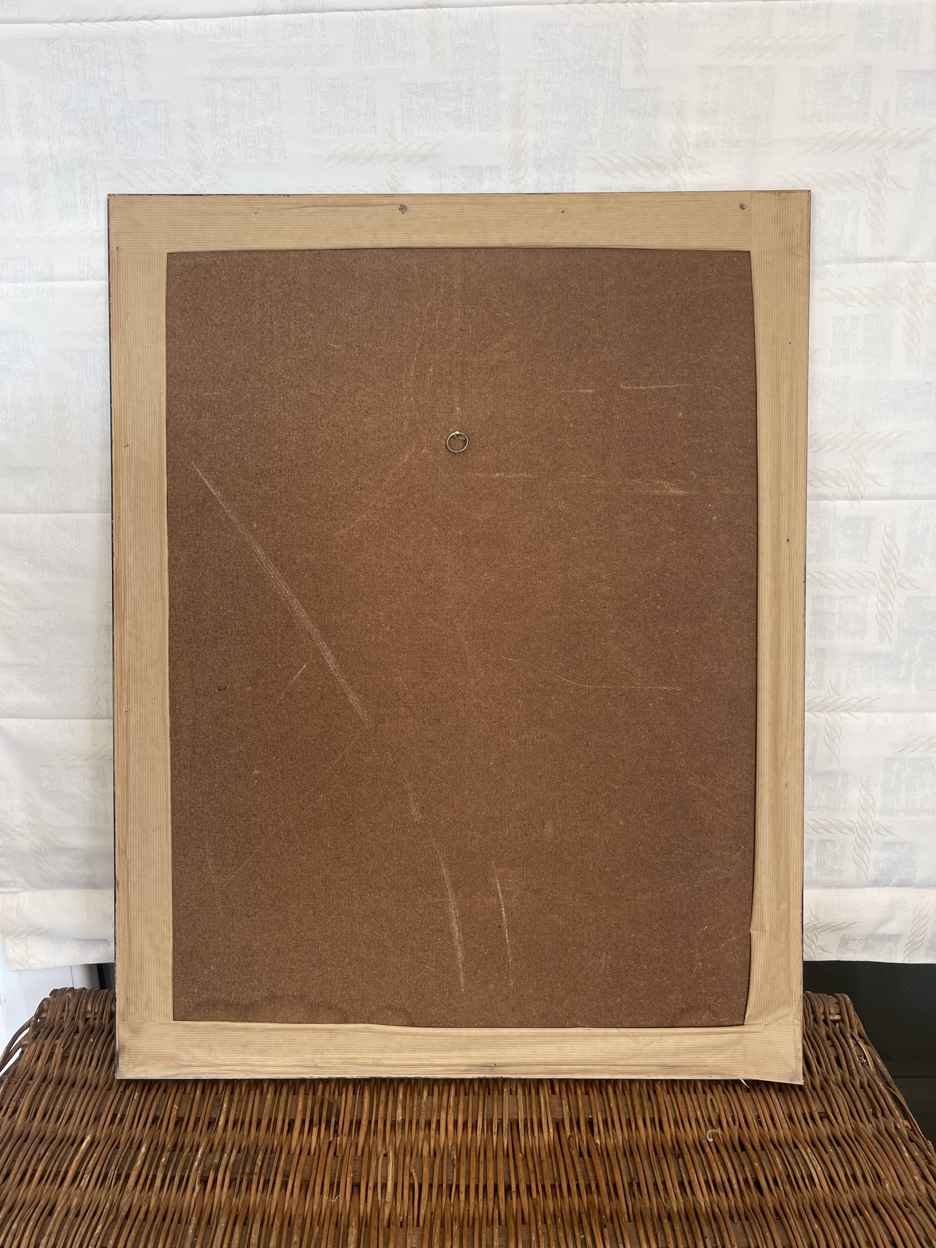 Drawing on framed dancer paper 1985