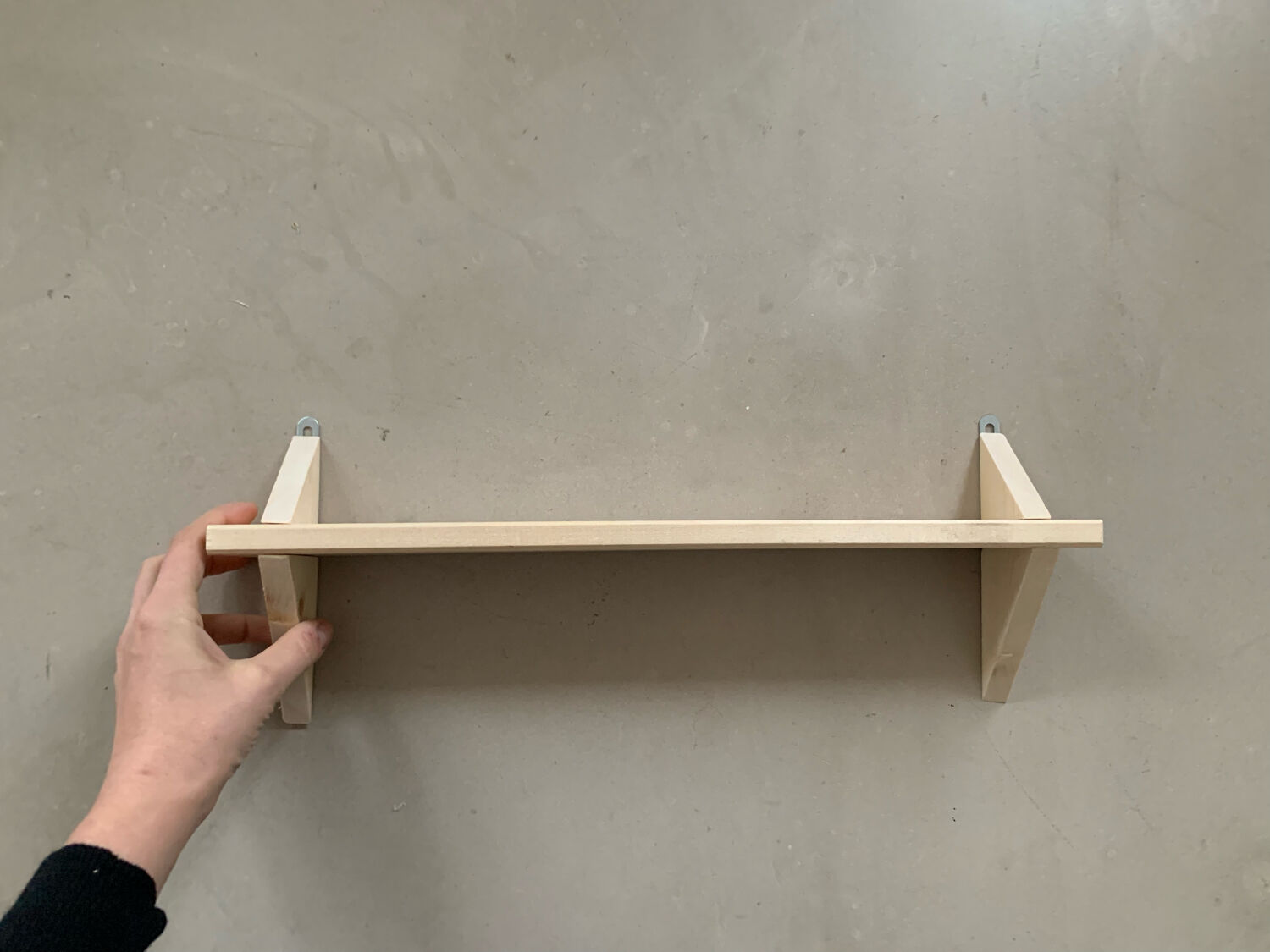 Pine wall shelf