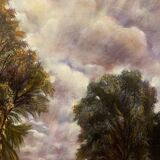 Landscape canvas painting