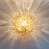 Mid Century Bubble Glass Ceiling Light Tynell For Limburg, Germany, 1970s