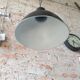 Vintage industrial german model EHS2/C loft pendant lamp, 1950