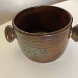 Potter's pot in glazed stoneware 1960