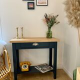 Console bois massif vintage