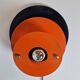 Mid-Century Metal Discus Wall Lamp attributed to Herda, 1960s