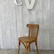 Set of 4 mismatched bistro chairs