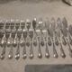 12 forks, 12 silver-plated fish knives Boulenger LXV